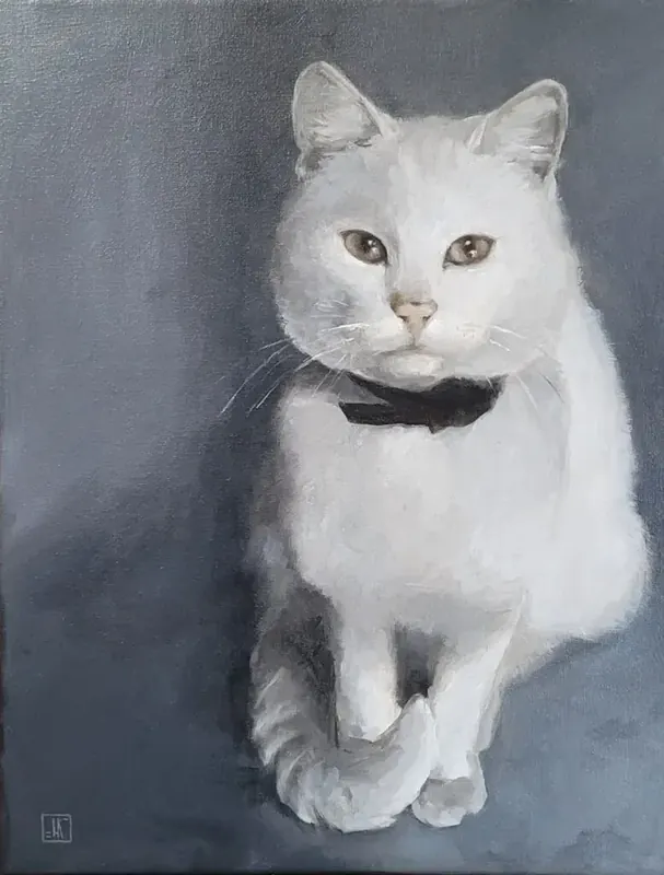 Portret dziewczynki w wianku