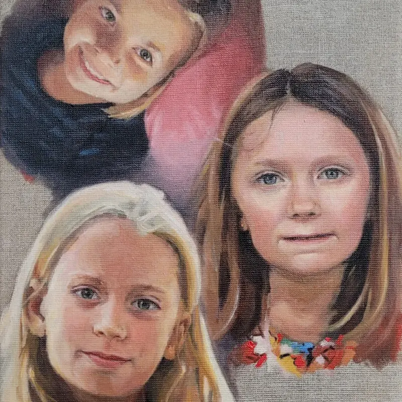 Portret dziewczyny z profilu
